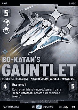 Bo-Katan's Gauntlet, Reinforce from Above (V.4)