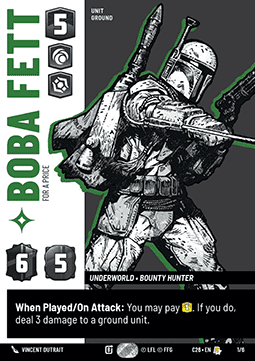 Boba Fett, For a Price