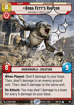 Boba Fett's Rancor, Emotionally Complex Creature (V.2)