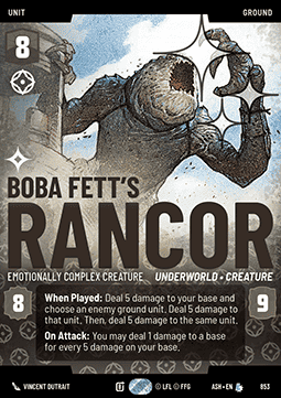 Boba Fett's Rancor, Emotionally Complex Creature (V.4)
