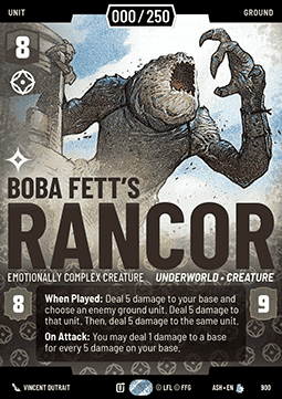 Boba Fett's Rancor, Emotionally Complex Creature (V.5)
