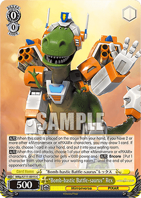 “Bomb-bastic Battle-saurus” Rex (V.1 - Common)