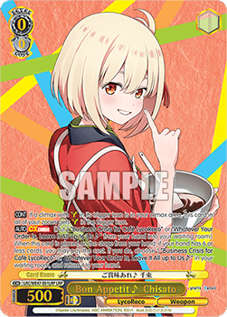 Bon Appetit  Chisato (V.2 - Feature Rare)