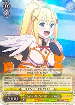 "Bonafide Pervert" Darkness (V.2 - Super Rare)