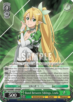 Bond Between Siblings, Leafa (V.1 - Double Rare)