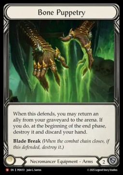 Bone Puppetry (Cold Foil)