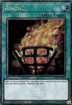 Bonfire (V.5 - Quarter Century Secret Rare)