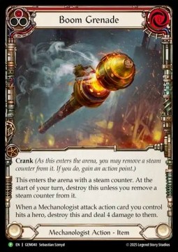 Boom Grenade (Red) (Cold Foil)