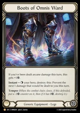 Boots of Omnis Ward (Rainbow Foil)