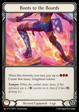 Boots to the Boards (Cold Foil)