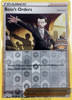 Boss's Orders - Giovanni (RCL 154)