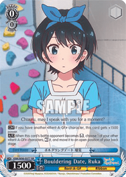 Bouldering Date, Ruka (V.1 - Double Rare)