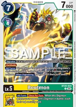 Boutmon (BT20-034)
