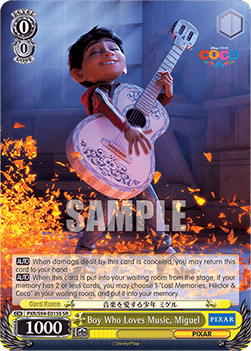Boy Who Loves Music, Miguel (V.2 - Super Rare)
