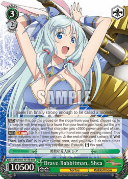 Brave Rabbitman, Shea (V.2 - Triple Rare)