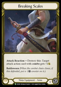 Breaking Scales (Cold Foil Golden)