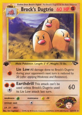 Brock's Dugtrio  (GC 22)