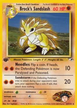 Brock's Sandslash  (GH 23)
