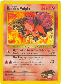 Brock's Vulpix  (WPR GC 37)