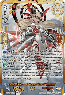 Broken Heart Jewel Knight, Ashlei "Яeverse" [V Format] (V.3 - Secret Rare)