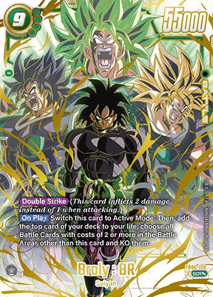 Broly : BR (FB06-120) [Fusion World] (V.3 - God Rare)