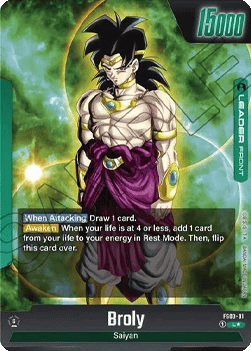 Broly // Broly (FS03-01) [Fusion World] (V.1 - Leader)
