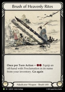 Brush of Heavenly Rites (Cold Foil)