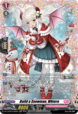 Build a Snowman, Whiero [D-Format] (V.2 - Frame Rare)