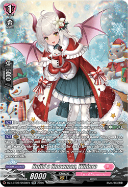 Build a Snowman, Whiero [D-Format] (V.3 - Silver Rare)