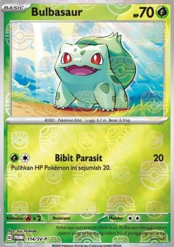 Bulbasaur  (SV-P/ID 114)