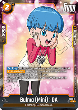 Bulma (Mini) : DA (FS08-11) [Fusion World] (V.2 - Alternate Art)