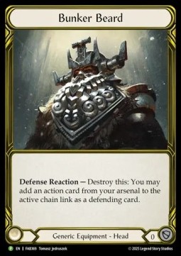 Bunker Beard (Cold Foil Golden)