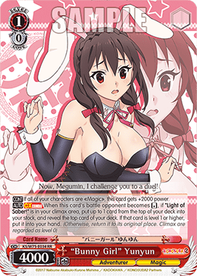 "Bunny Girl" Yunyun (V.1 - Double Rare)
