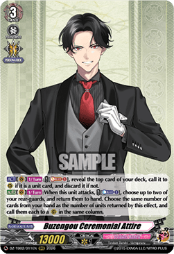 Buzengou Ceremonial Attire [D-Format] (V.1 - Triple Rare)
