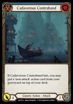 Cadaverous Contraband (Blue) (Rainbow Foil)
