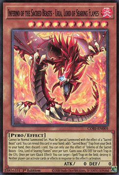 Calamity of the Sacred Beasts - Hamon, Lord of Striking Thunder (V.2 - Starlight Rare)