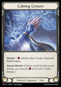 Calming Gesture (Cold Foil)