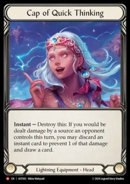Cap of Quick Thinking (Rainbow Foil)