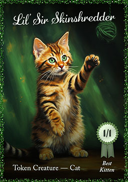 Cat Token (Green 1/1)