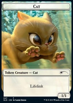Cat Token (W 1/1 Lifelink) // Cat Token (W 1/1 Lifelink)