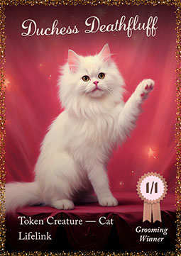 Cat Token (White 1/1 Lifelink)