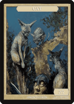 Cat Token (White 2/2)