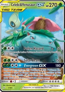 Celebi & Venusaur GX  (TEU 1)