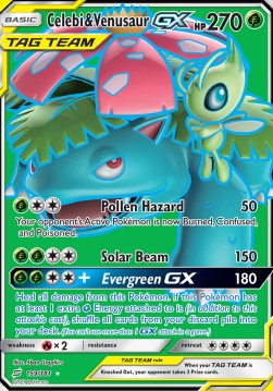 Celebi & Venusaur GX  (TEU 159)