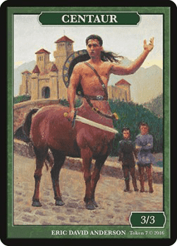 Centaur Token (Green 3/3)