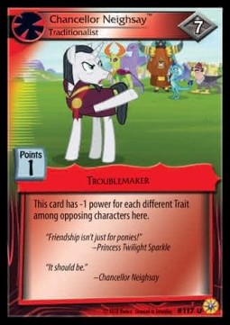 Chancellor Neighsay *Traditionalist*