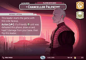 Chancellor Palpatine // Darth Sidious, Playing Both Sides (V.2)