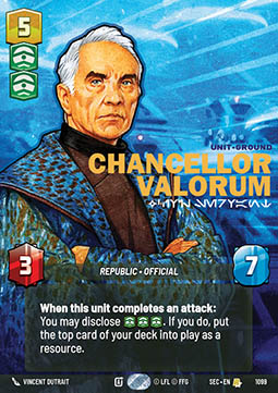 Chancellor Valorum, Civil Servant (V.4)