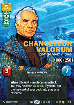Chancellor Valorum, Civil Servant (V.5)
