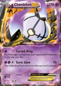 Chandelure EX  (LTR 77)
